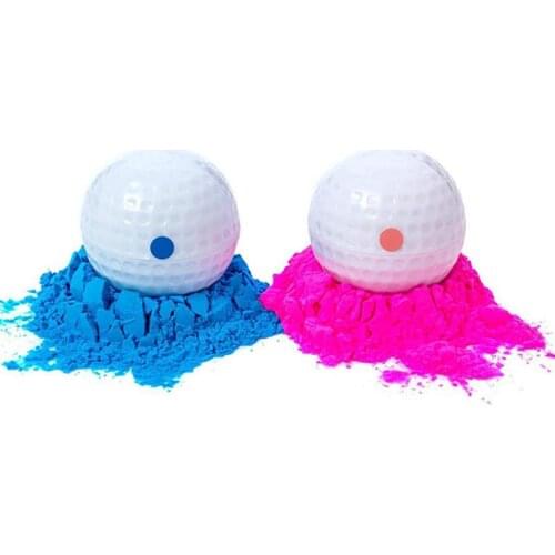 2Pcs Birthday Party Gender Reveal Powder Balls Wedding Banquet Show Smoke Powder Bombs
