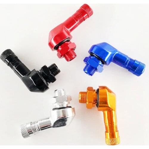 40pcs Motorcycle Tire Valve Stems 8.3mm Aluminum Clamp-in Tubeless Valves for Motorbike Alloy Tyre Valve Stems Accessories