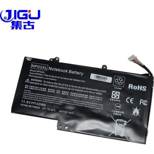JIGU 3CELLS Laptop Battery HSTNN-LB6L NP03XL TPN-Q146 Q147 Q148 Q149 For HP For ENVY 15-U 15-U010DX u030nd U050CA