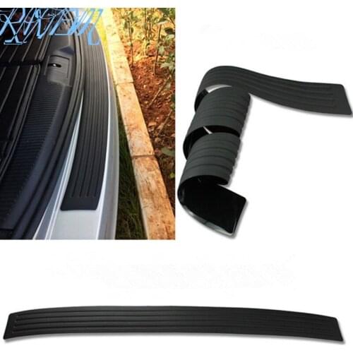 Car Rear Bumper black Rubber Protector auto sticker For Peugeot 206 207 208 301 307 308 407 508 Automobile Accessories