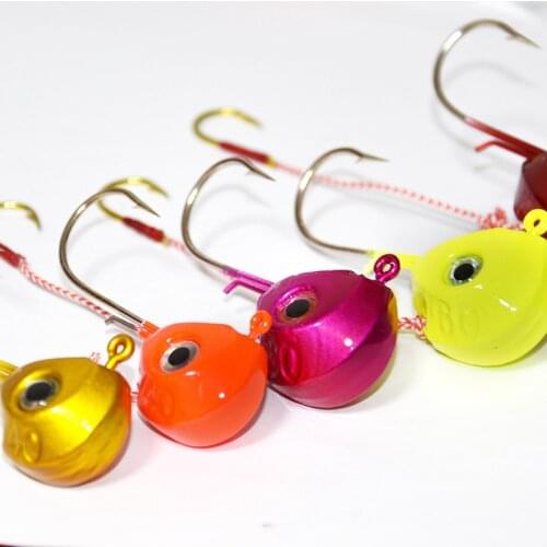 Cane Fishing DeepSea Metal Fast Sinking Jig Tenya Peche Leurre Jig Head Hook Sakura Kabura Madai Jigs Baubles Predator Slider