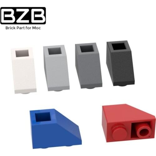 BZB MOC 3665 2x145 Degree Slope Surface Reverse Brick High-tech Building Block Model Brick Parts Kids DIY Toys Best Gifts