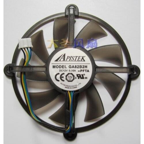 Apistek ga82b2h 12V 0.36A four wire video card fan