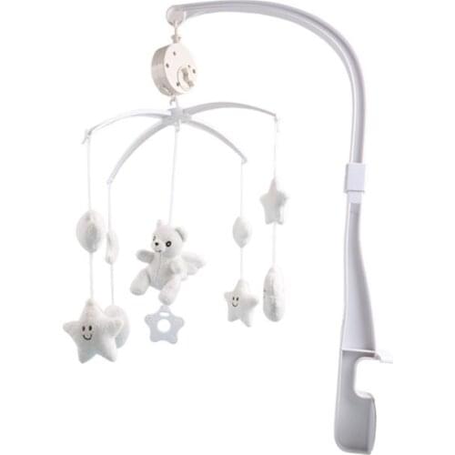 Cute Moon&Star Shaped Stroller Hanging Plush Accessories Early Educational Toys Bed Around Hanging Supplies Plush Made 69HE