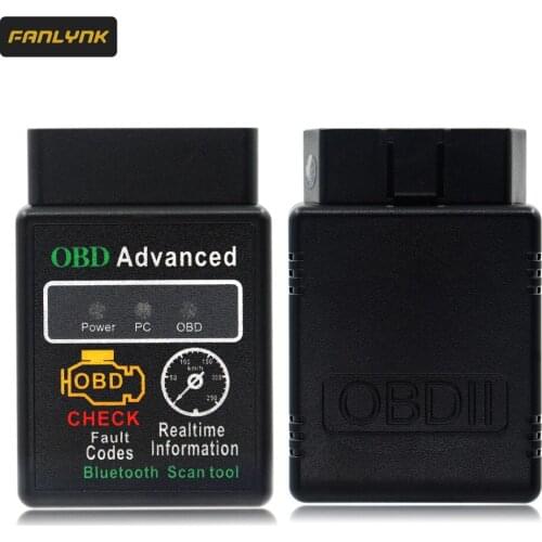 OBD2 HHOBD ELM327 V2.1 Bluetooth CAN BUS Check Engine Car Auto Diagnostic Scanner Tool Interface Adapter For Android iPhone PC