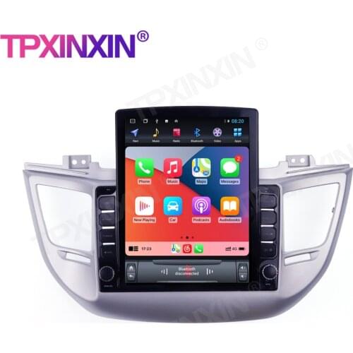For Hyundai Tucson 2014-2018 Android 128G Wireless Carplay Touch screen Stereo Receiver 6+128G Car Radio player Radio IPS Screen