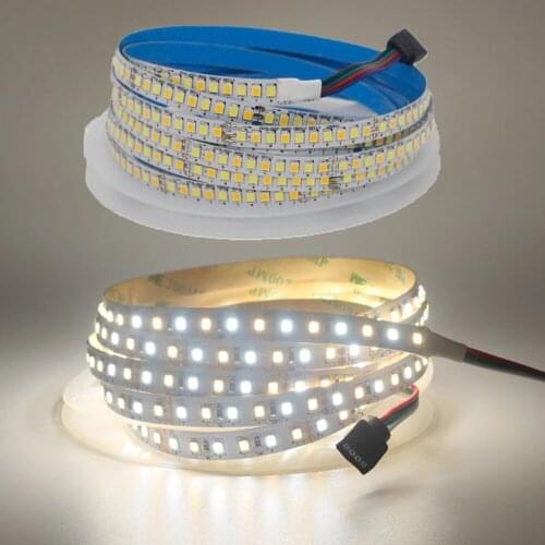 5M Dual Color CRI 85 SMD2835 CCT Dimmable LED Strip Light 24V 12V DC 120LEDS/M 180LEDS/M WW CW Color Temperature adjust