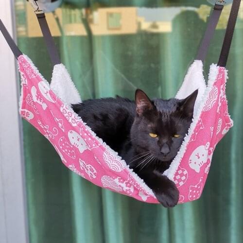 Cotton Cat Hammock Bed Double Hanging Hammock Pet Beds Hanging Guinea Bed Hamster Mouse Squirrel Cat Products For Pets