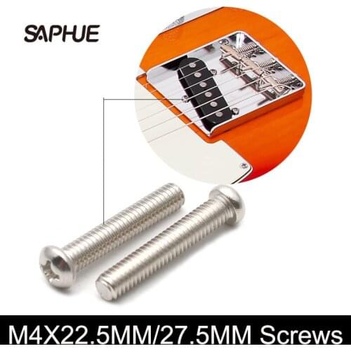 M4X22.5/27.5MM TELE Style Electric Guitar Pickup Height Adjusting Screws M4*22.5/27.5MM Silver