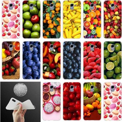Soft silicone Phone case Cover fruit FOR Coque Samsung Galaxy J6 J4 J8 J7 2018 Plus J3 J5 J7 Prime Pro 2017 2016 Casse