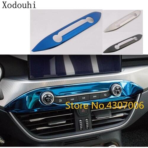 Car Body Trim Middle Air Conditioning Switch Temperature Button Outlet Vent Panel 1pcs For Ford Focus 2018 2019 2020 2021