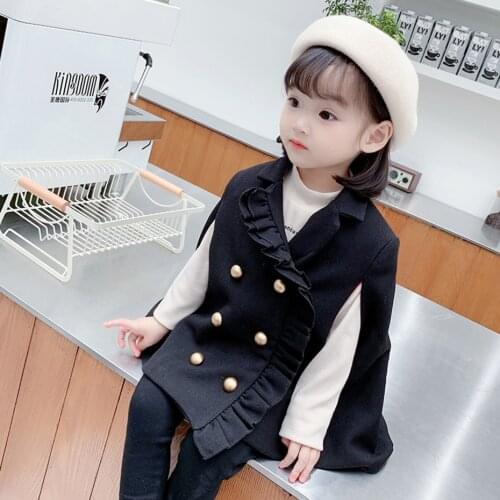 Girls Coat Outerwear 2021 Girl Coats Kids Solid Color Childrens Coat Casual Style Childrens Clothes For Girls
