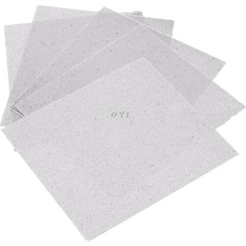 5Pcs/Set 12x12cm/4.7x4.7inch Microwave Oven Mica Plates Repairing Part heat Resistance