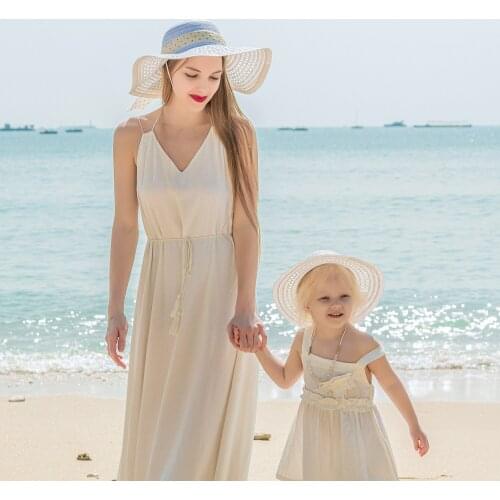 Family Lady Cap Kid Girls simple Foldable Wide Brim Floppy Girls Straw Hat Sun Hat Beach Summer Hat UV Protect Travel Cap 2021