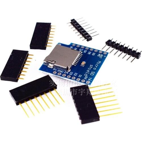 Micro SD Card Shield For D1 Mini TF WiFi ESP8266 Compatible SD Wireless Module