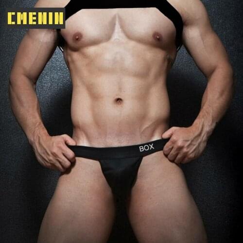 CMENIN Cotton Gay Men Sexy Underwear Thong Men Jockstrap 2021 New Mens Thongs And G strings Mens Underwear OR6603