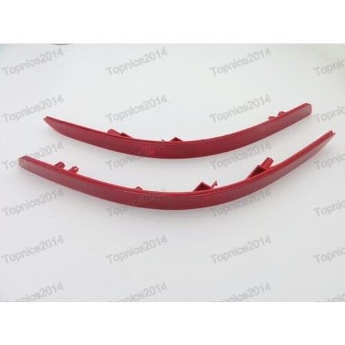 1Pair Car Red Rear Bumper Reflectors Light Lamp For Kia Optima K5 2014-2015