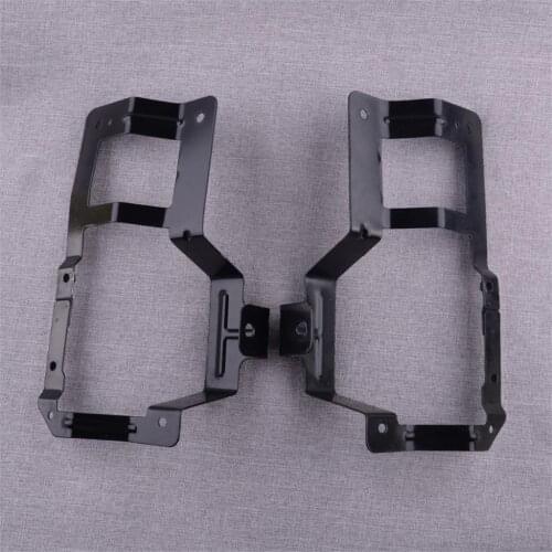 1Pair Car Front Fog Light Lamp Holder Bracket Fit for Mitsubishi Montero Pajero Sport 2000 2001 2002 2003 2004 MR482497 MR482498