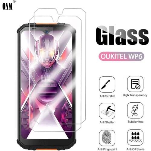 10Pcs Oukitel WP6 Tempered Glass For Oukitel WP6 Screen Protector Oukitel WP6 Protective Glass Film