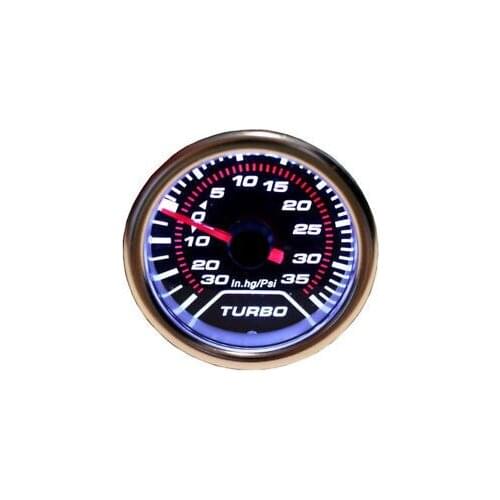 2" 52mm Automotive Motor Universal Psi Turbo Boost Gauge Meter Smoke Tint Len LED