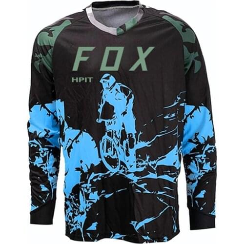 2021 Mens Downhill Jersey Hpit Fox Mountain Bike Mtb Shirts Offroad Dh Motorcycle Motocross Sportwear Clothing Fxr Bicycle