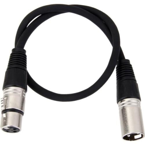 2x Microphone Lead / Mic Cable / XLR Patch Lead Balanced Male to Female