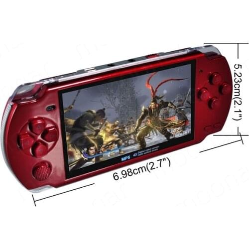 Built-in 5000 games, 8GB 4.3 Inch PMP Handheld Game Player MP3 MP4 MP5 Player Video FM Camera Portable Game Console fast ship