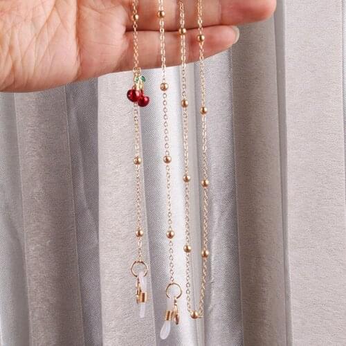 Sunglasses Masking Chains For Women Cute Fruit Pendant Eyeglasses Chains Lanyard Glass 2021 New Fashion Jewelry Wholesale Gifts