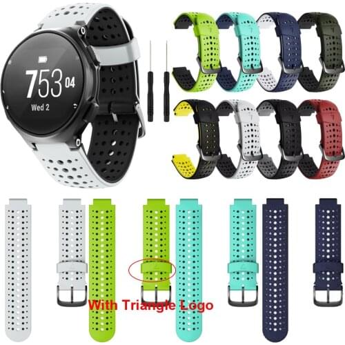 Correa For Garmin Forerunner 235 Band Silicone Straps Bracelet For Garmin Forerunner 220/230/235/620/630/735XT/235Lite Accessory