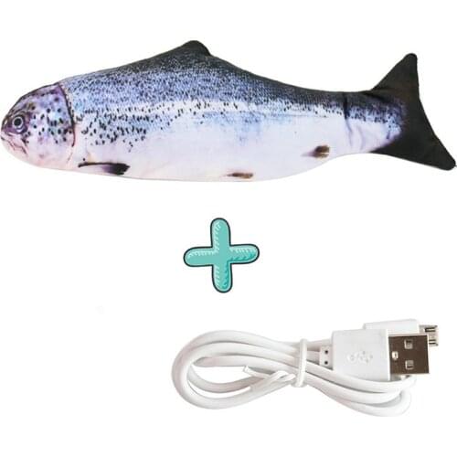 Electronic Cat Toy Electric USB Charging Simulation Fish Toys for Pet Dog Cat Chewing Playing Biting Supplies Dropshiping