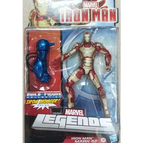 Hasbro Marvel Avengers Mark 42 Iron Man Action Figures Dolls Model Cartoon Figures Collection Ornaments Boys Toy Birthday Gift