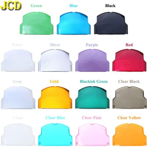 JCD 2PCS Battery Back Cover Case for Sony PSP 3000 PSP3000 Gamepad Replacement Protective Cover For PlayStation Portable