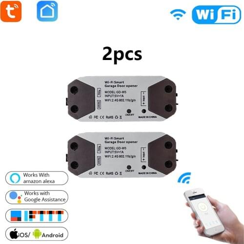 New Tuya WIFI Module DIY Mini Wifi Switch Timer Garage Switch Module Controlled by Alexa Google Home Smart Home