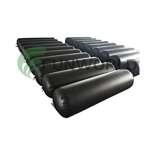 Funnworld Durable UV Protected Boat Fender Vinyl Ribbed Inflatable Bumper Marine Dock Shield Protection