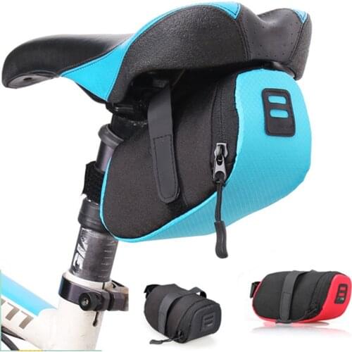 Nylon Bicycle Bag Bike Waterproof Storage Saddle Bag Seat Cycling Tail Rear Pouch Bag Saddle Bolsa Bicicleta accessories