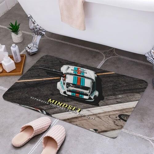 Porsche Mindset Carpet Areas Rug Non-slip Floor Mat Rug 3D Printing Living Room Bedroom Door Mat Home Decoration