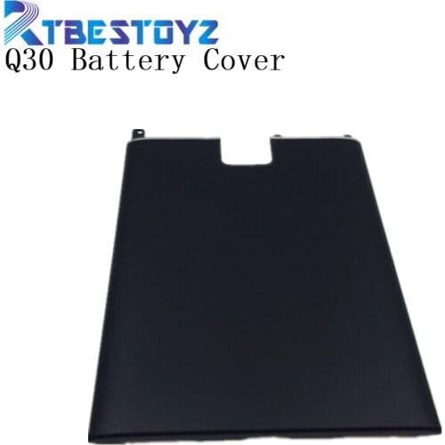 RTBESTOYZ New Original For BlackBerry Passport Q30 Back Rear Battery Cover Housing with NFC Black & White Replacement