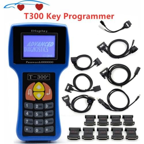 T300 Auto Key Programmer T 300 V17.8 Auto Car Transponder Decoder English or spanish Professional maker Support Multi brand Cars