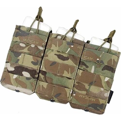 TMC Tactical bag Triple Molle 556 Magazine Pouch Tactical Military MOLLE Vest Trigeminy Storage Bag easy to use