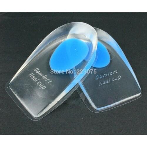 Unisex Health Foot Feet Care Comfort Heel Gel Silicone Pads/Cups/Shoes Insoles Cushion Anti-Slip/Inserts/Sports Hot