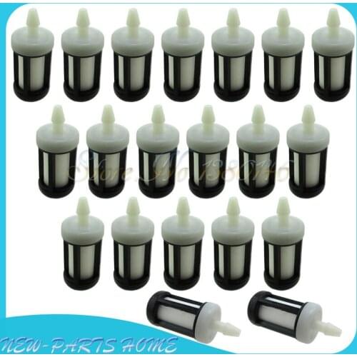20x Fuel Filter For Stihl: 0000 350 3502 ,0000 350 3506,Fits Models:009, 010, 011, 012, 017, 019T, FC55, FC85, FC90, FS45, FS46