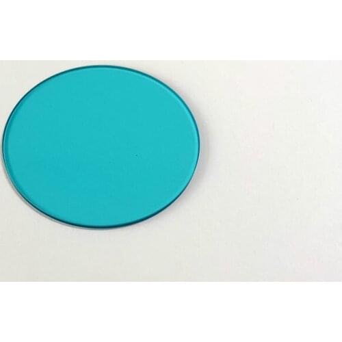 37*1.0Mm Blue Glass Infrared Absorption Cut-Off Filter Lens Color Correction Bg39