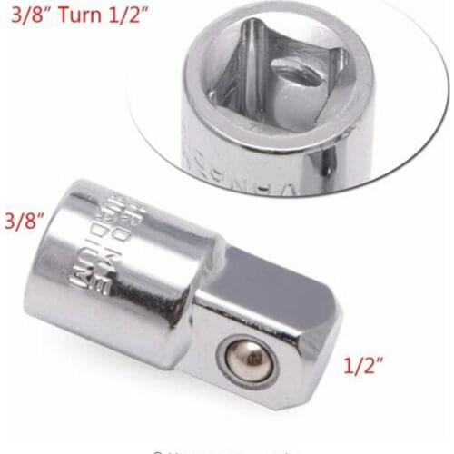 3/8 Hole 1/2 Head Adapters Craftsman Reducers Chrome Vanadium Steel Extensions Wrench-sleeve Converter Sockets Converter Tools
