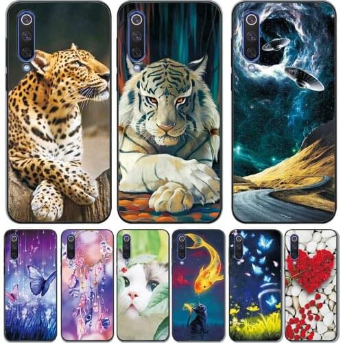 For Xiaomi Mi9 se Case Cover Xiaomi Mi9 se 6.39 inch Soft Silicone Back Cover TPU Case on Mi 9 se For Xiaomi Mi 9se Phone Bumper
