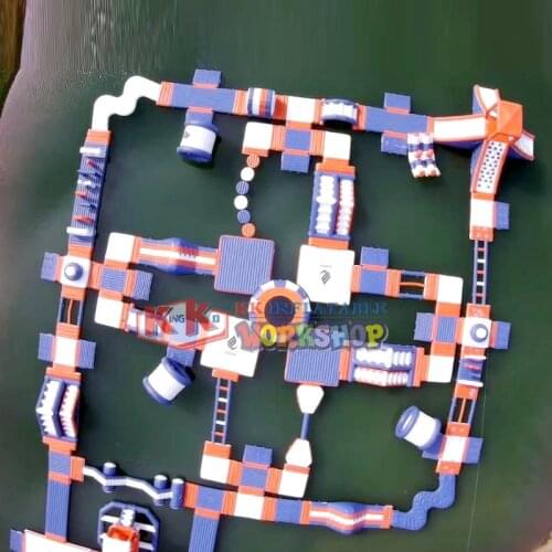 European Standard Strong 0.9mm PVC Customized Aqua Adventure Inflatable Water Park