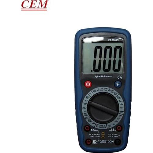 CEM DT-9905 DT-9908 DT-9909 Digital Multimeter High Precision Electrical Meter True RMS Anti Burning Backlight Diode Buzzer Test