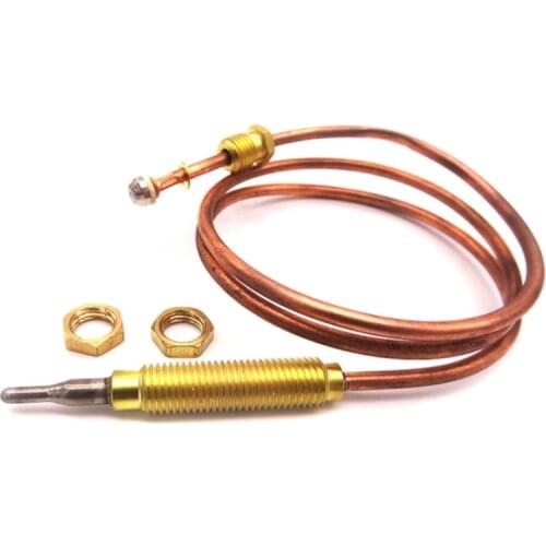 M8X1 Head And Nuts Gas Fire Pit And Fireplace Universal Thermocouple 600mm