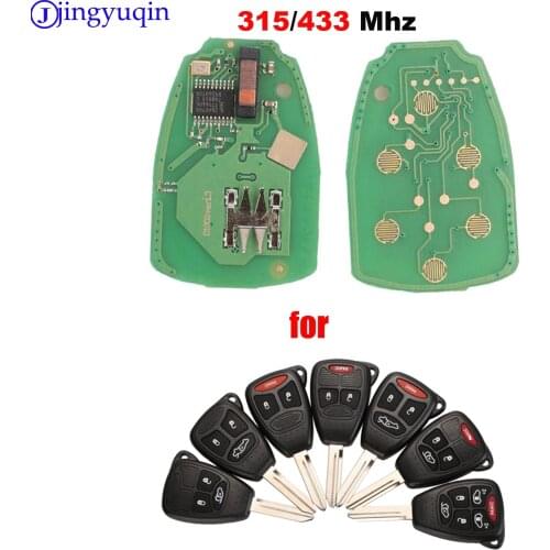 Jingyuqin Remote Car Key for JEEP Commander Patriot Compass Grand Cherokee Liberty Wrangler Keyless Entry Transmitter 315/433mhz