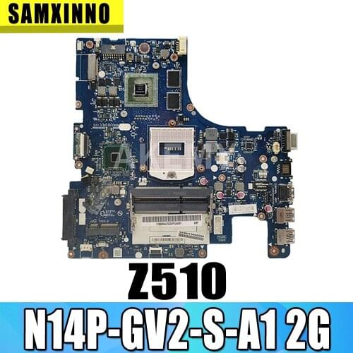 Laptop motherboard For LENOVO Z510 Mainboard AILZA NM-A181 90004479 SR17E N14P-GV2-S-A1 2G