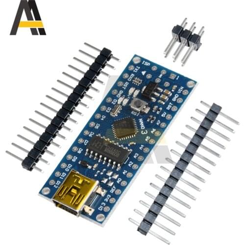 Micro USB Nano V3.0 ATmega168 Microcontroller CH340 16MHz 3.3V 5V USB UART Interface For Arduino